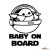 Baby on Board Grogu bölcsöde matrica