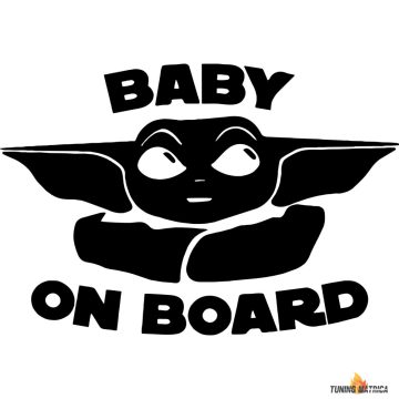 Baby on Board Grogu 2 matrica