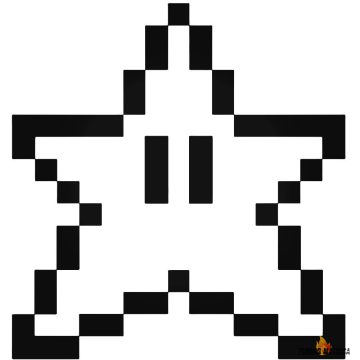 Super Mario csillag autómatrica