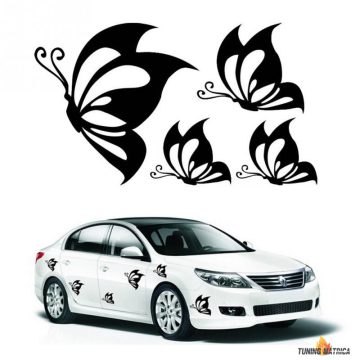 Pillangó 4db/szett autóra 