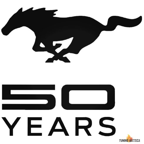 50 év Mustang tuning felirat