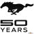 50 év Mustang tuning felirat