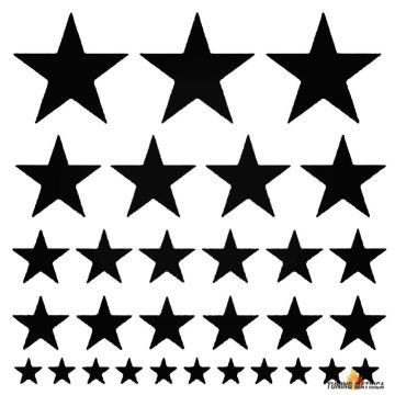 Csillag matricaszett