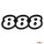 888 tuningszám matrica