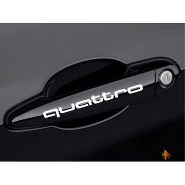 Audi Quattro autókilincs matrica (4 db)