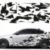 Camouflage autó tuning matrica