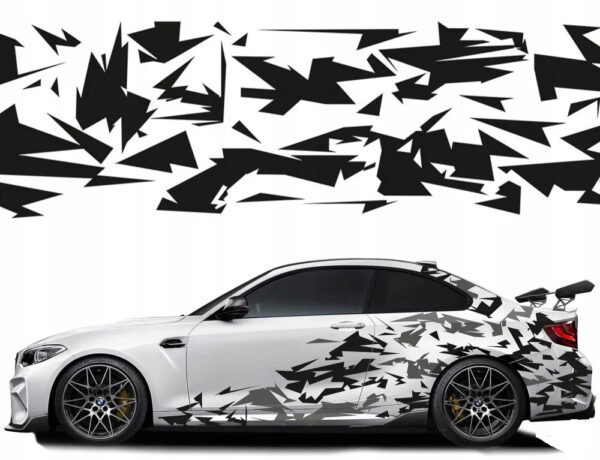 Camouflage autó tuning matrica